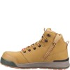 Hard Yakka 3056 PR 130MM Side Zip Wheat Safety Boots Metal Free